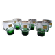 6 verres à vin Luminarc pied vert