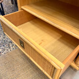 Vintage rattan bedside Dal Vera