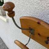 Coat rack with 6 double hooks