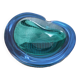 Empty pocket in murano glass two blues