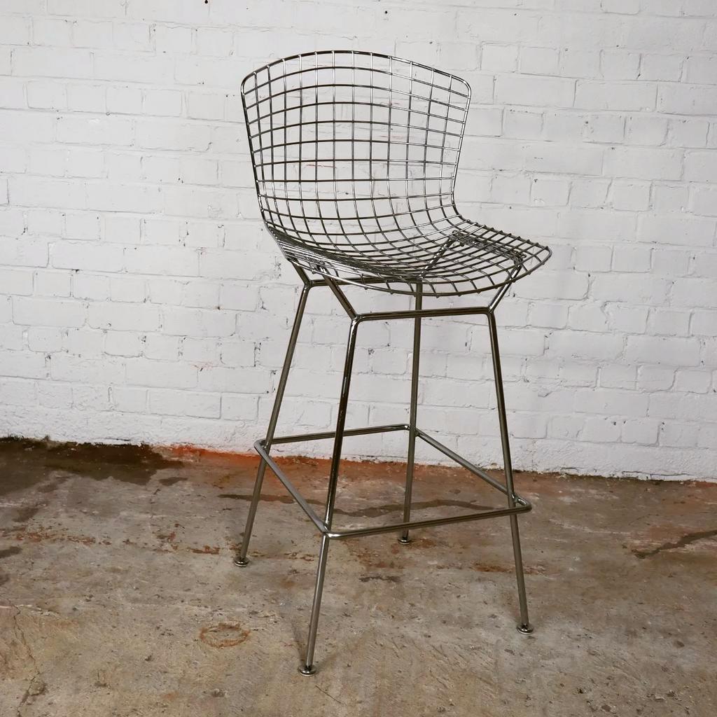 Vintage Harry Bertoia bar stool