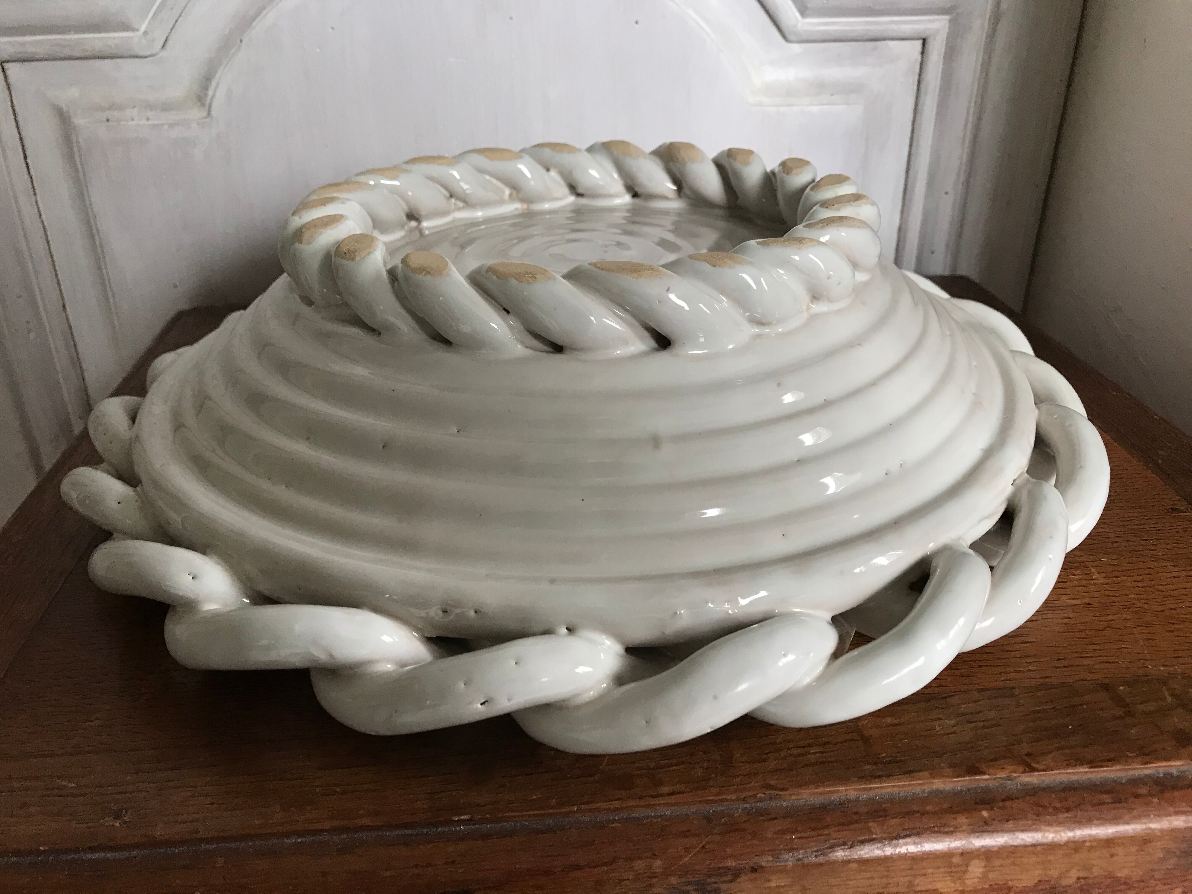 Braided ceramics cut