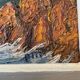 Painting old seascape XXth Marine