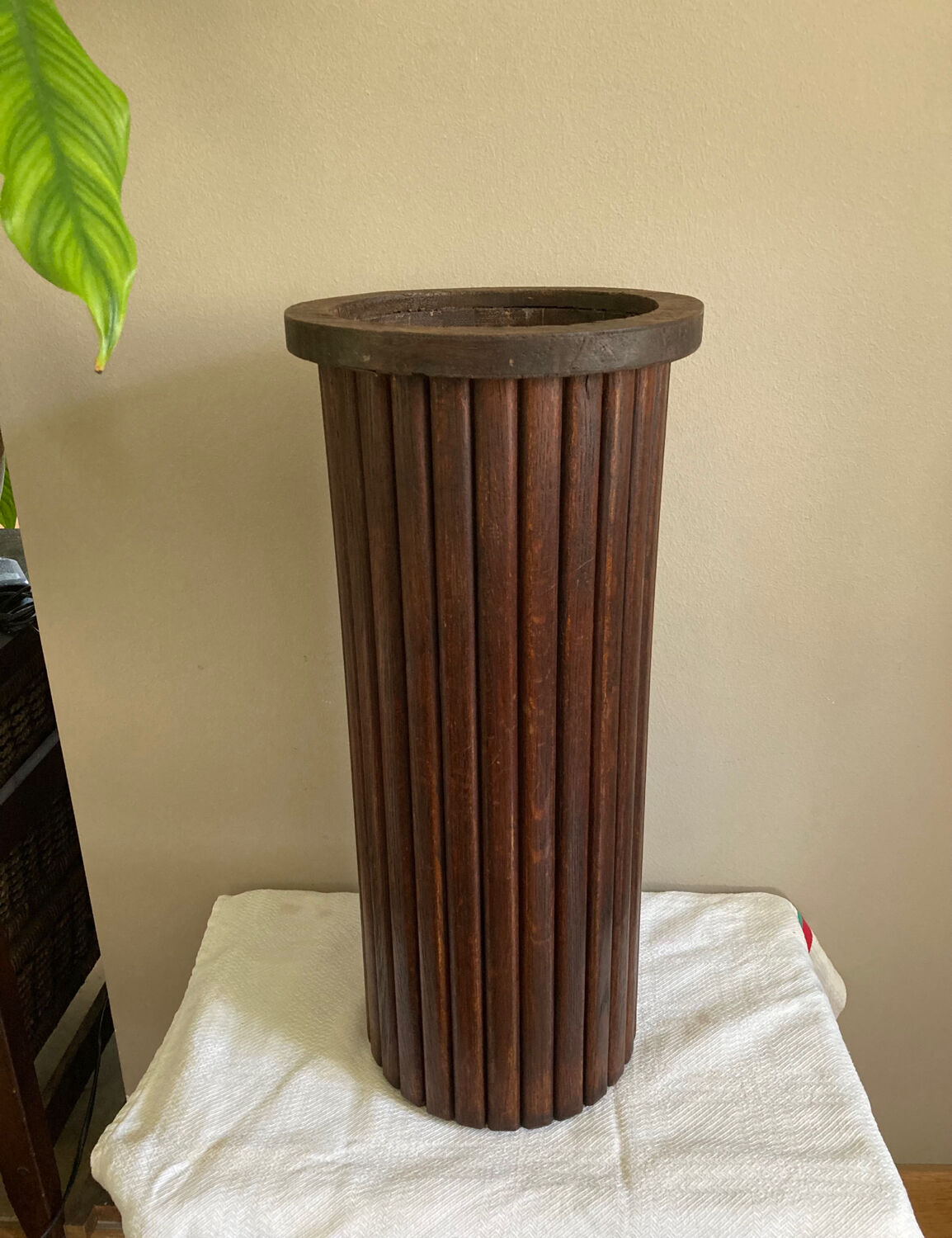 Umbrella holder in wood early twentieth century