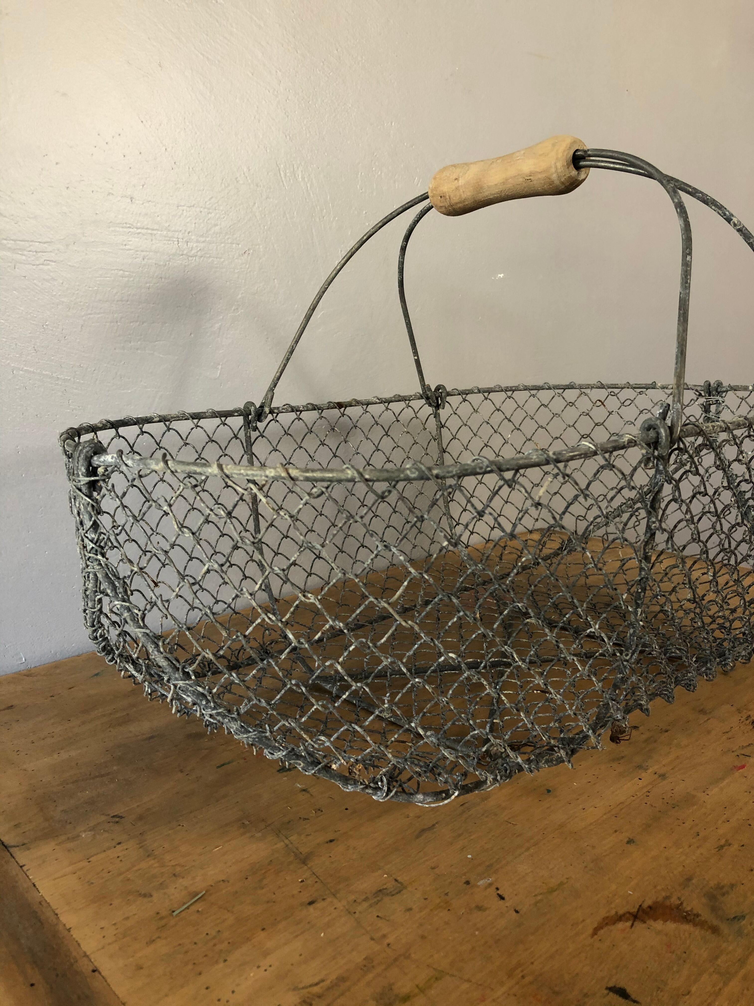 Old apple basket