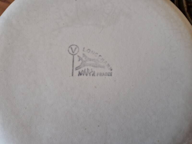 Longchamp, France - Earthenware fondue set - Design 1960/70