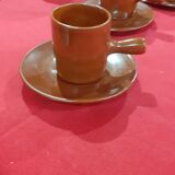 Service à café en grès  vallauris félix ceram