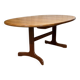 G-Plan oval teak table from the 1970s with a butterfly extension.