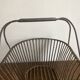 Country wrought iron harvest basket 1930