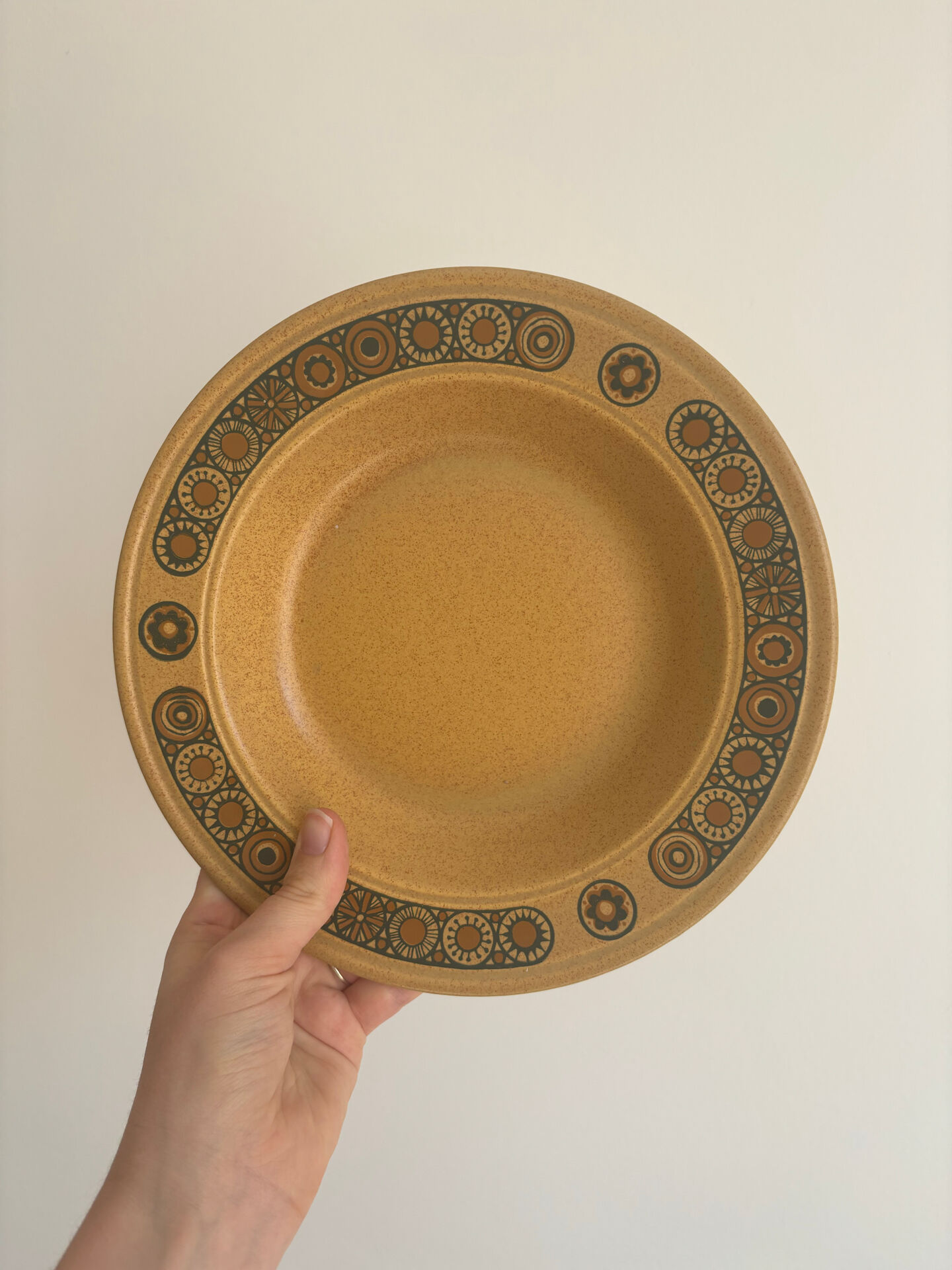 6 assiettes creuses Kiln Craft Bacchus | Grès anglais Staffordshire