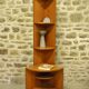 Corner - 70s teak corner shelf