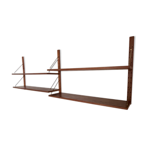 Bibliothèque murale - teck