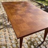 Vintage wooden table with extension