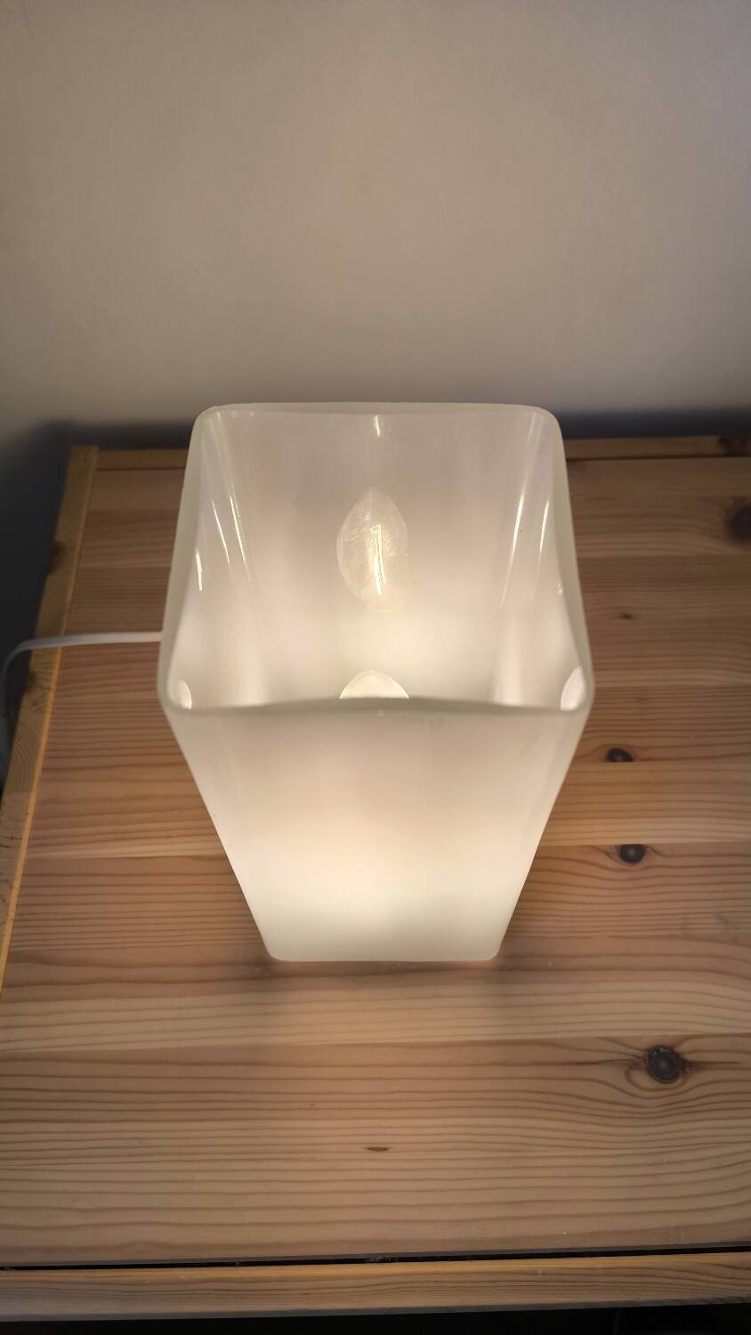 Ikea frosted glass lamp 1990