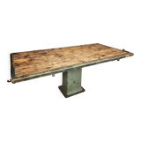 Unique industrial table garden table dining table 90 x 182 cm