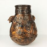 Vase - Aztec décor - Jasba 1960 - Keramik