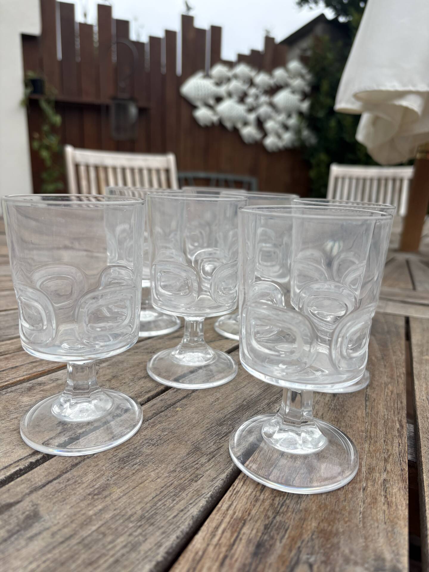 Vintage wine glasses