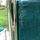 Set of 6 metal and velvet chairs 70s