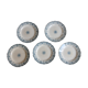 Set of 5 plates iron earth Boulenger Choisy the King