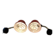 Pair of modular wall lights Scandinavian design 1950.