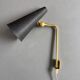 Rare, mid-century design wall lamp, Bergboms, Sweden