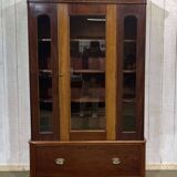 19th-century English mahogany library
