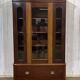 19th-century English mahogany library