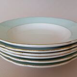 6 soup plates “Henri” Sarreguemines & Digoin