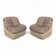 Pair of 80s armchairs