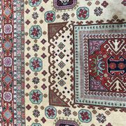 Old hand made square transylvania oriental rug wool 182 x 182
