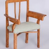 Restored ArtDeco Seating Set, Beech, Maple Root Veneer, Czechia, 1930s