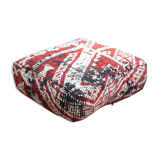 Moroccan kilim pouf