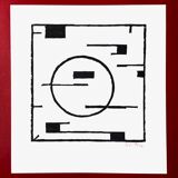 Illustration Erich Buchholz: Composition en 1920 Woodcut