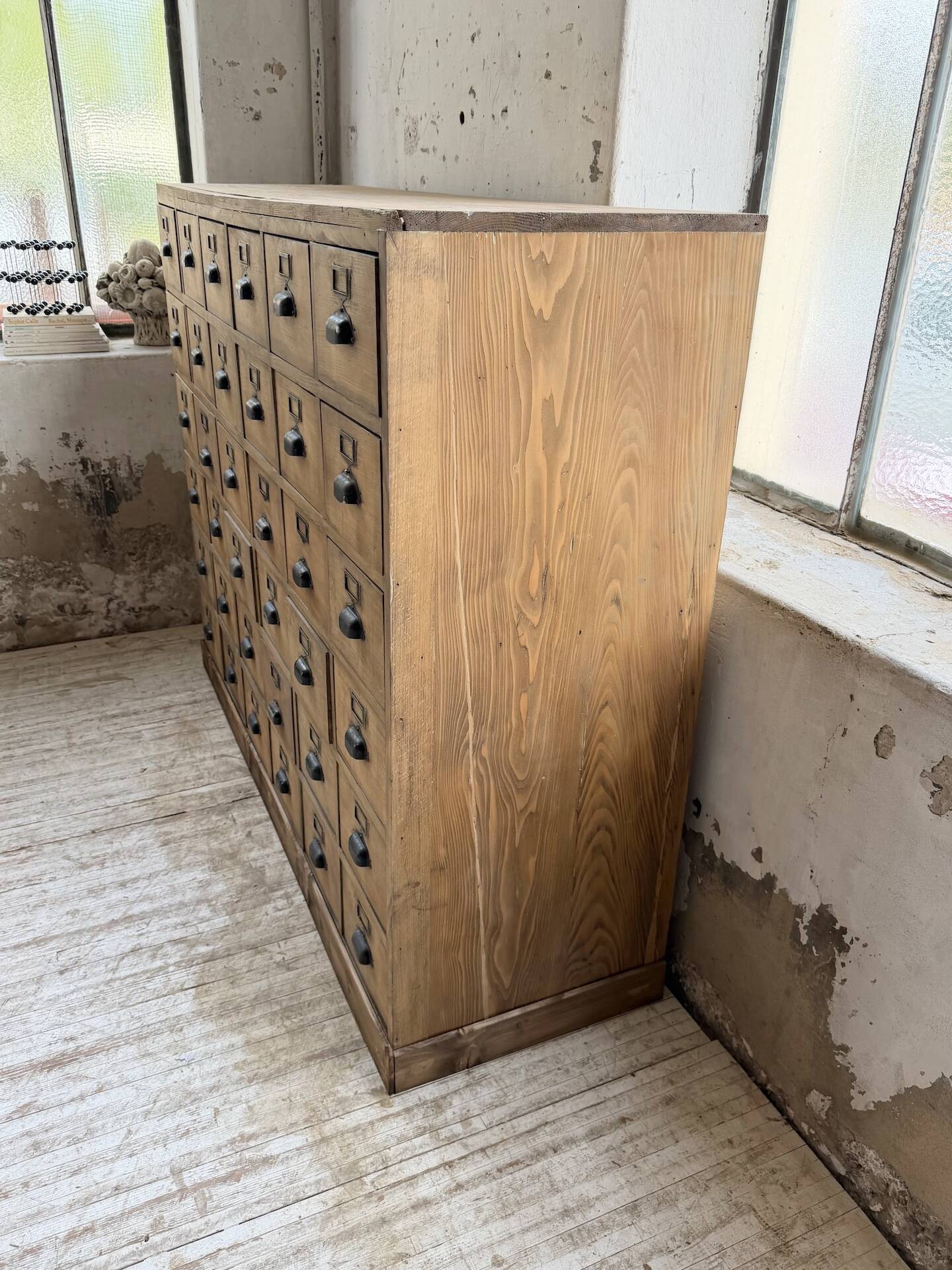 1950s pine workbench XL 160cm