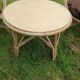 Salon jardin rotin osier 3 pièces 1960 70