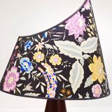 A pair of post-modern Missoni table lamps by Massimo Valloto, Italy, 1980s.