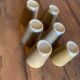 6 tasses en grès Digoin vintage
