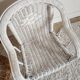 Vintage children's rattan chair