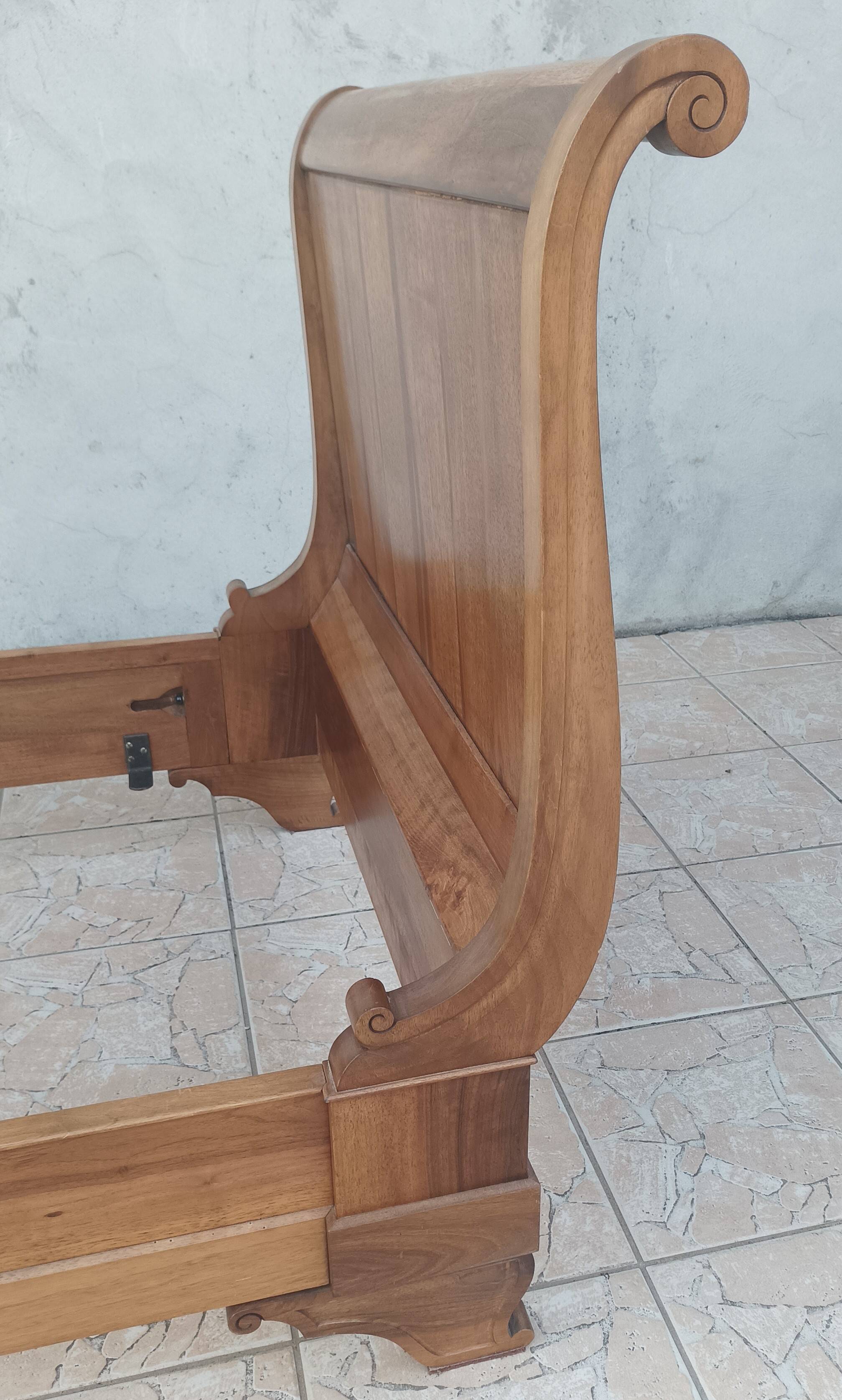 Empire Style Mahogany Bed