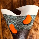 Large ceramic vase Elchinger France. 1950s