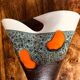 Large ceramic vase Elchinger France. 1950s