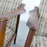 Pair of Vintage Scandinavian Easy Chairs, Lounge Chairs in Teak, 1960s