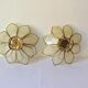 Candlestick flower in brass