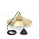 Belid pendant lamp / Danish modern design / brass / aluminum / 1980s