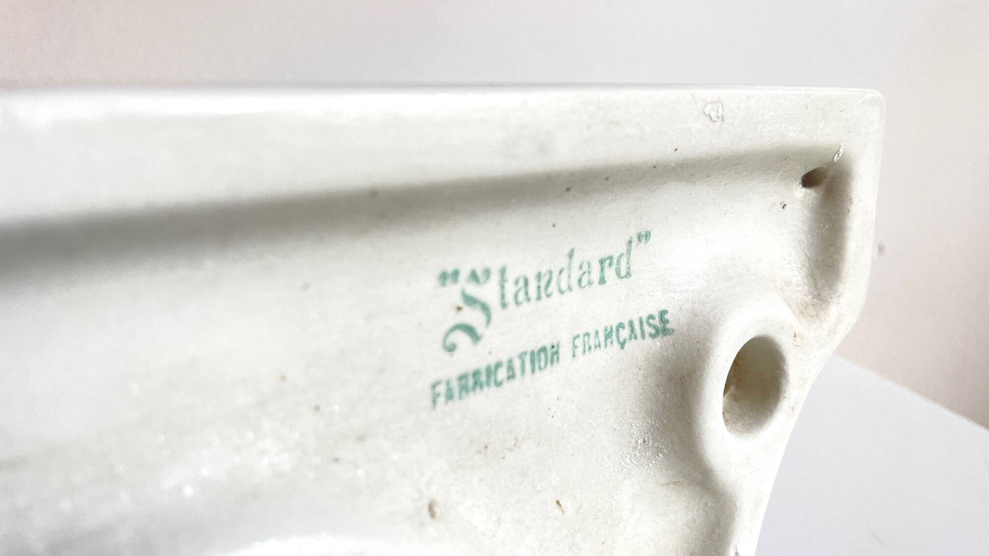 Vintage ceramic wall shelf - france
