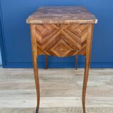 Rosewood dressing table 4 drawers compartments mirror xxeme marquetry