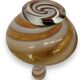 Vase soliflore en verre de Murano Italie