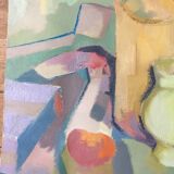 Stylized still life painting