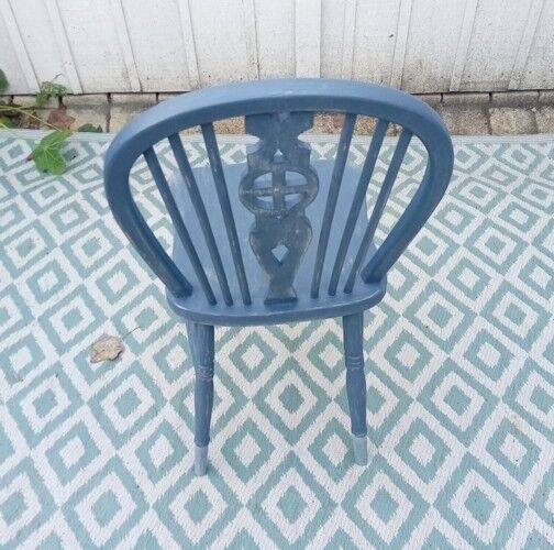 Patinated wooden chair