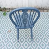 Patinated wooden chair